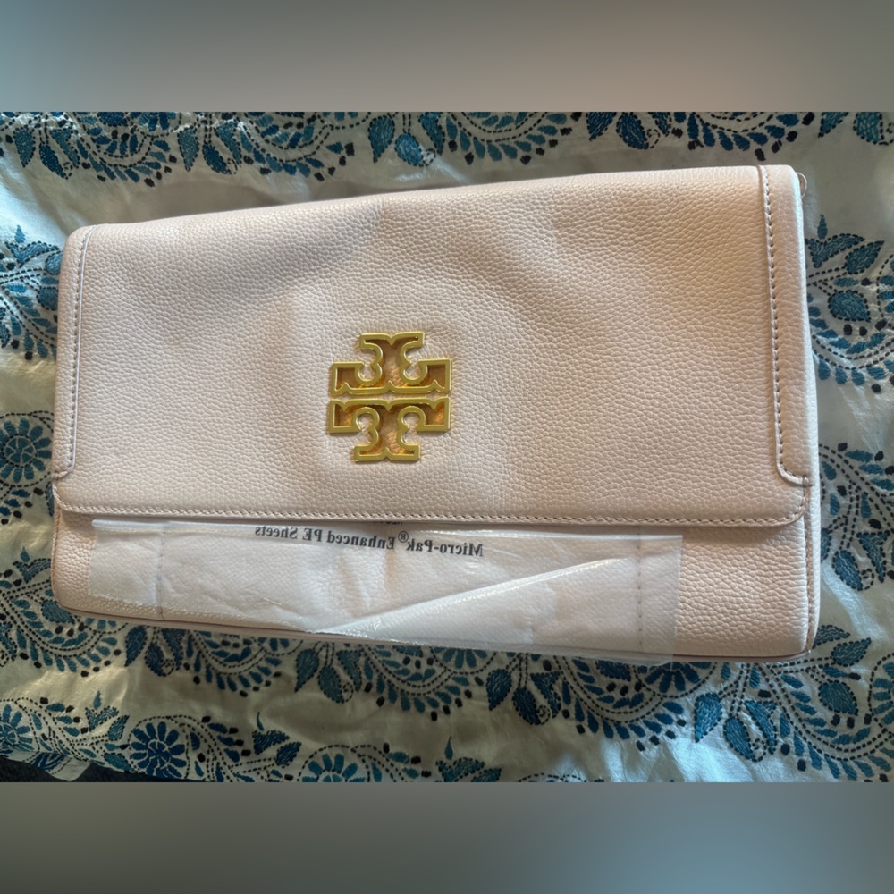 Tory Burch Britten Fold Over Messenger Bag